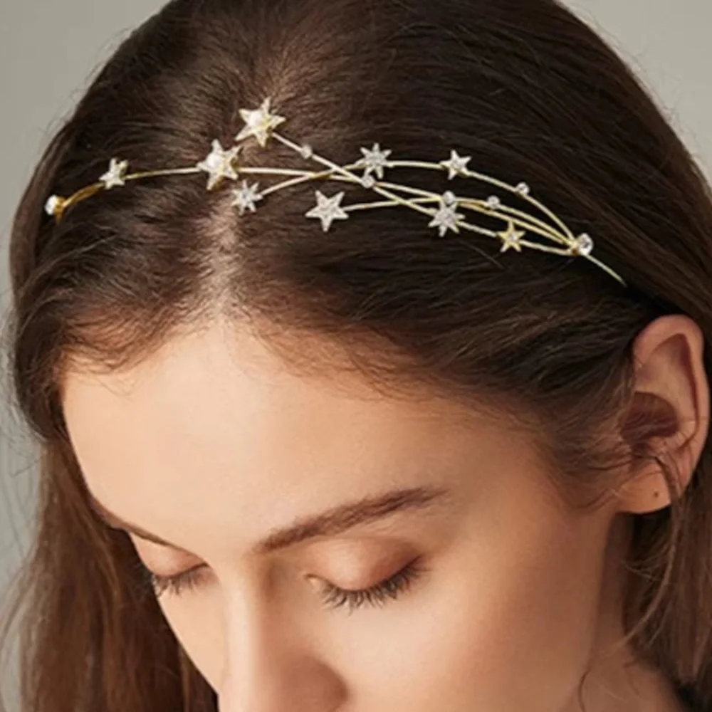 Star Crystal Hairbands, Wedding Hair Accessories - Picture 2 of 3